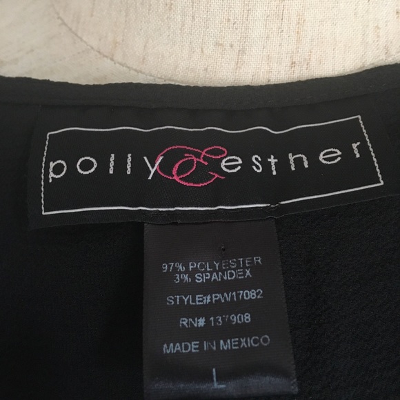 Polly and Esther NWT Black boho top - Picture 5 of 7